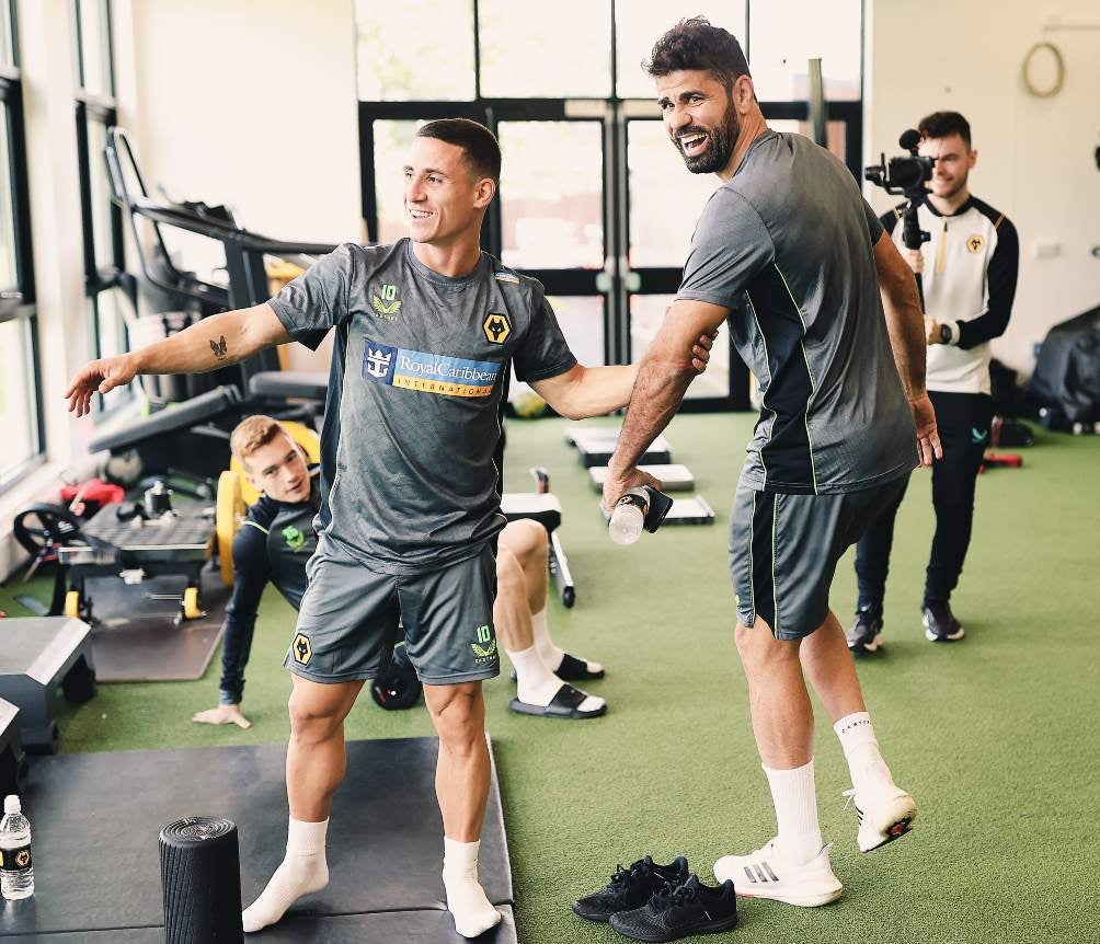 Diego Costa ya entrena con el Wolverhampton