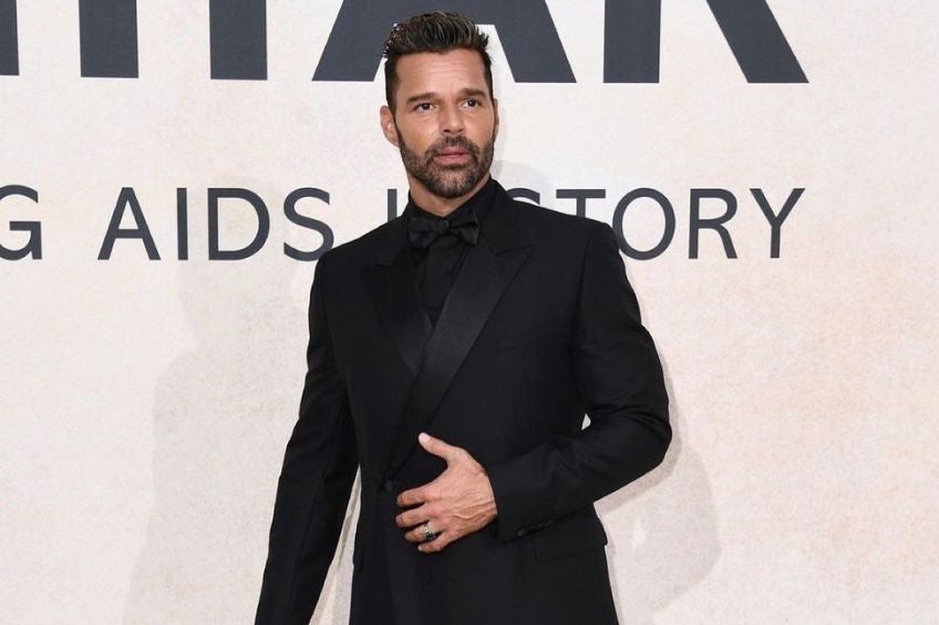 Ricky Martin durante un evento