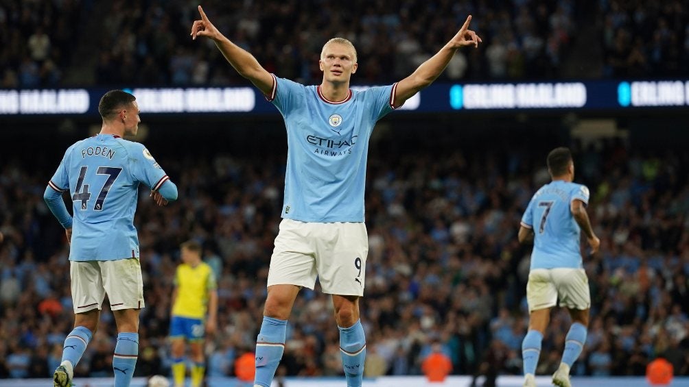 Erling Haaland con Manchester City