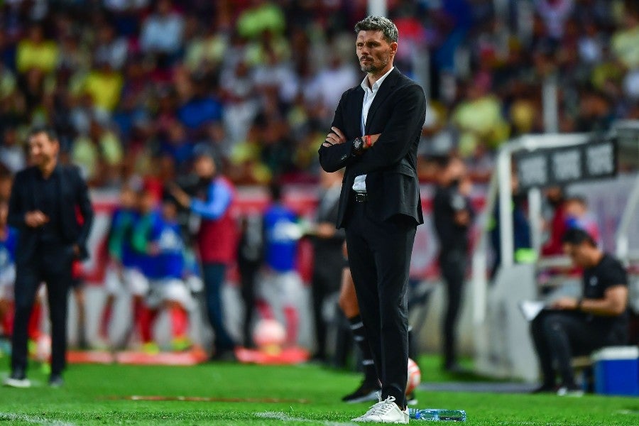 Fernando Ortiz durante un partido con América