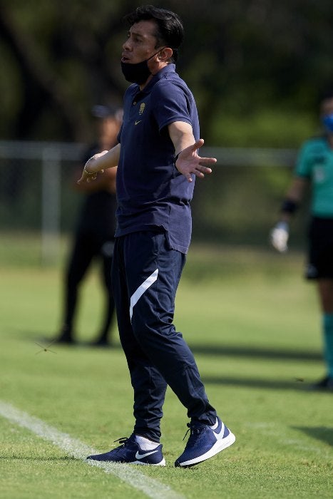 Raúl Alpízar como estratega de Pumas Sub 20