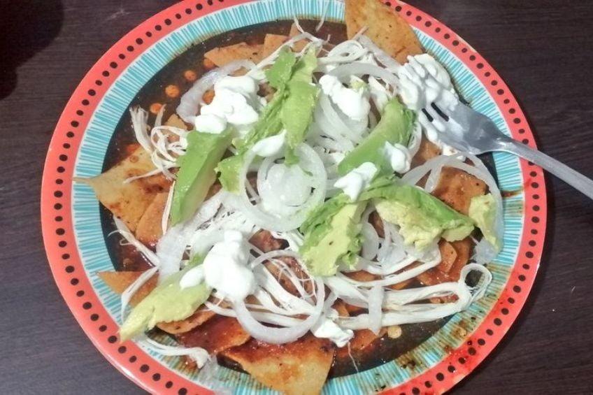 Chilaquiles rojos