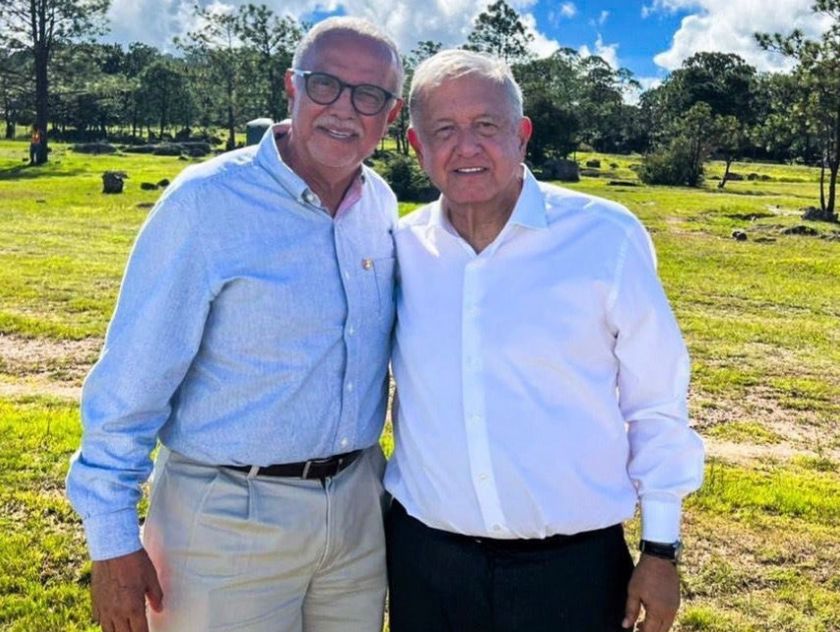 Miguel Quintero y López Obrador 