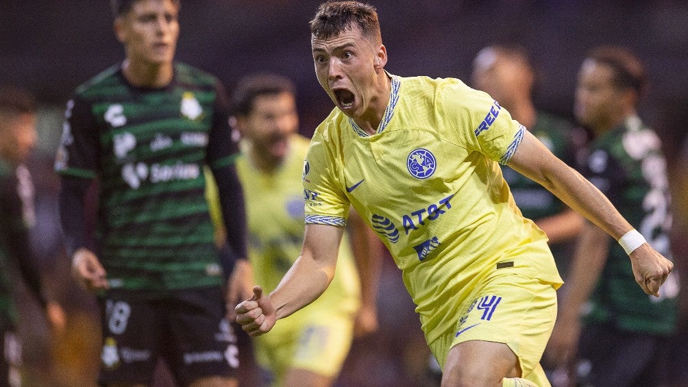 Federico Viñas anotó en el América vs Santos