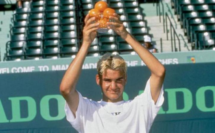 Roger Federer adolescente 