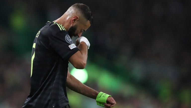 Karim Benzema lesionado ante Celtic