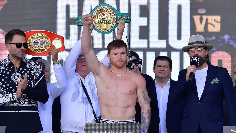 Canelo venció la báscula sin problemas