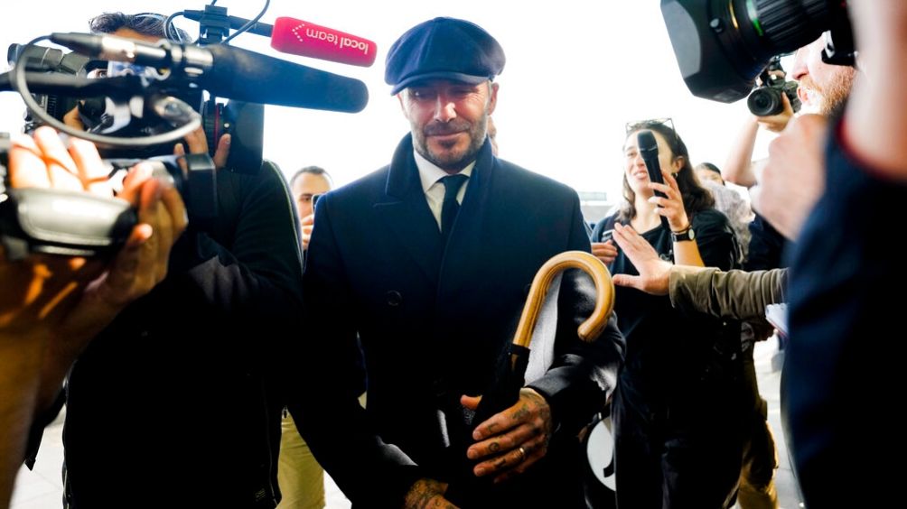 Beckham estuvo en la fila por más de 12 horas