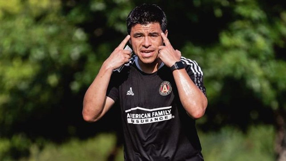 Gonzalo Pineda dio un emotivo discurso en el Atlanta United