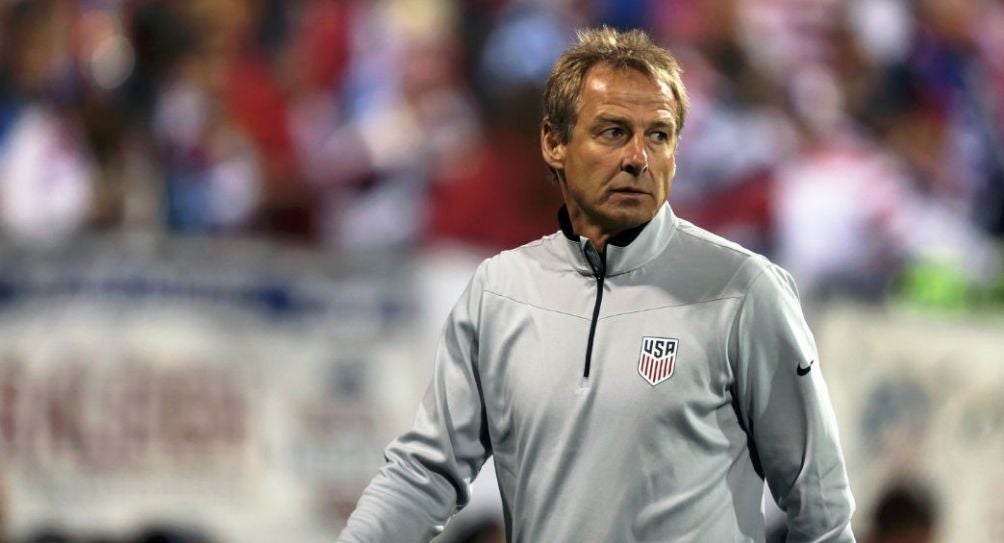 Jürgen Klinsmann tras un partido de Estados Unidos