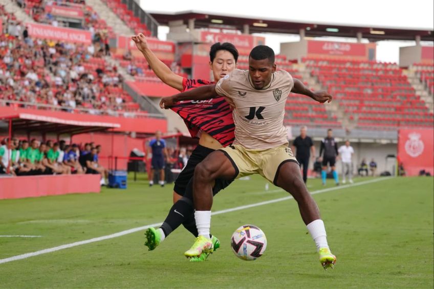 Kang in Lee durante un partido del Mallorca