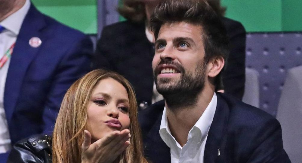 Shakira junto a Gerard Piqué en un evento