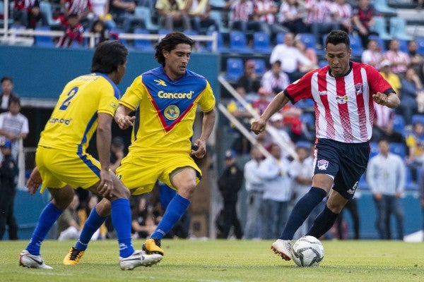 Venado Medina durante el Clásico de Leyendas 