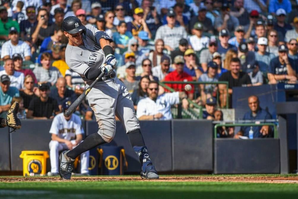 Aaron Judge está por romper el récord de cuadrangulares de la Liga Americana