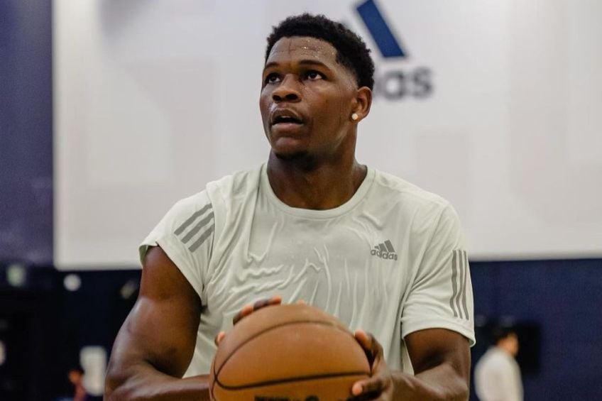 Anthony Edwards entrenando con los Minnesota Timberwolves