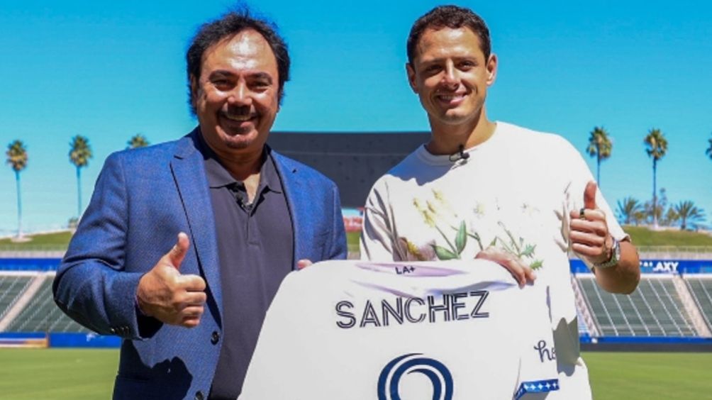 Hugo Sánchez y Javier Hernández en el LA Galaxy