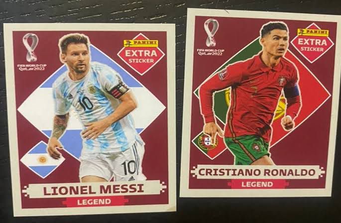 Estampas especiales de Messi y Cristiano 