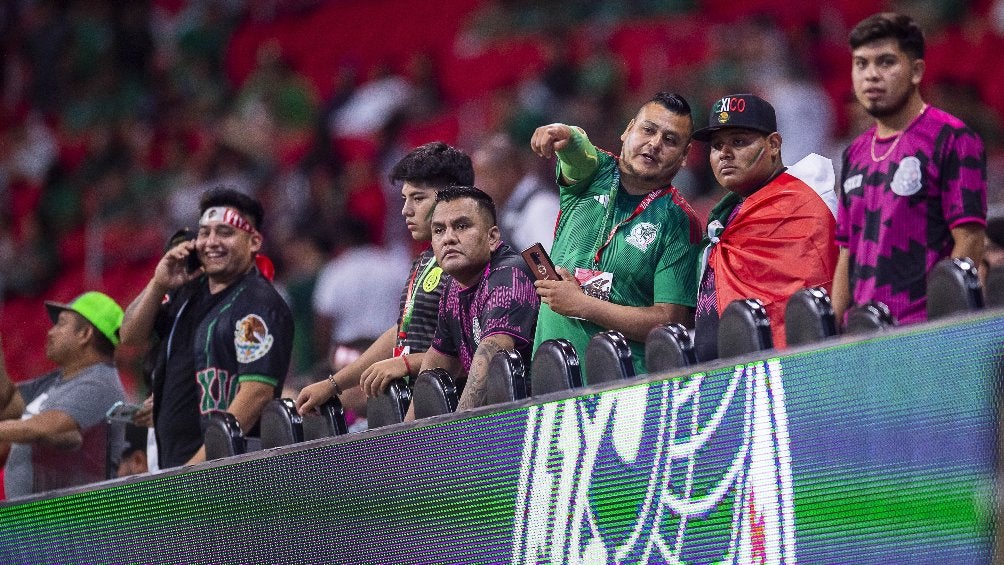 Afición 'mexa' en un partido del Tri