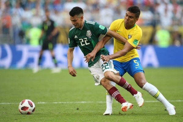 Selección de México vs Brasil en Rusia 2018