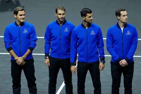 Roger Federer, Rafael Nadal, Novak Djokovic y Andy Murray 