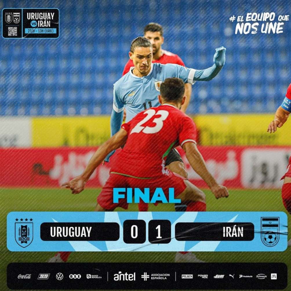 Uruguay perdió en el duelo amistoso