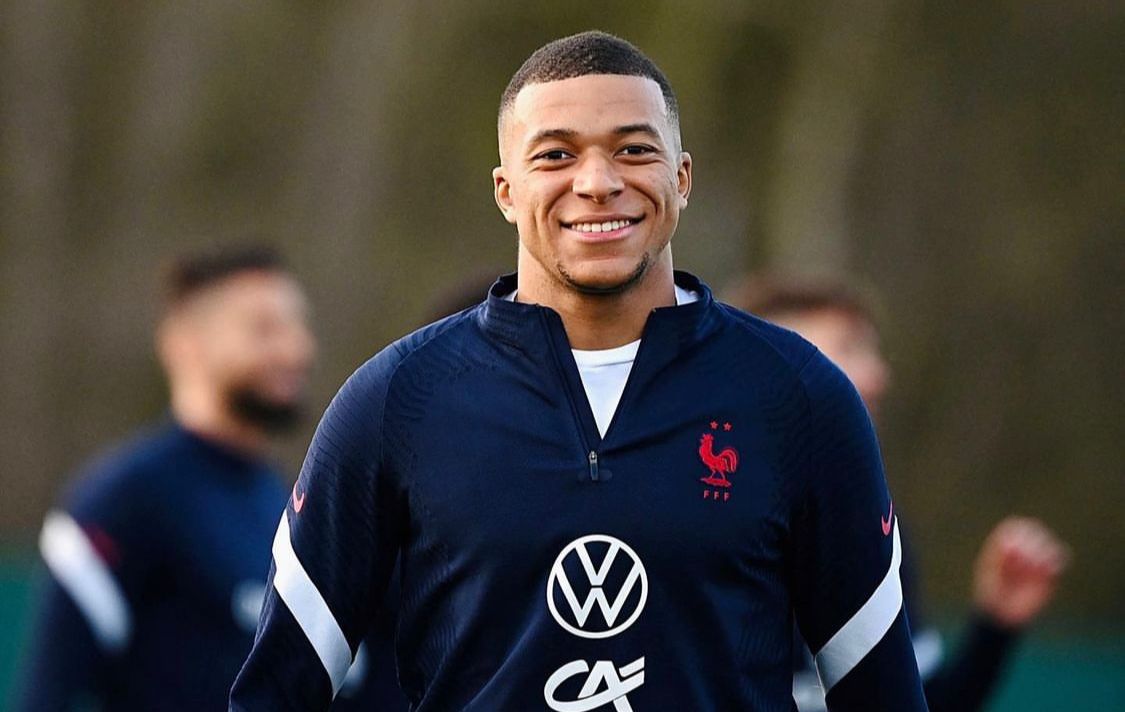 Mbappé con su Selección 