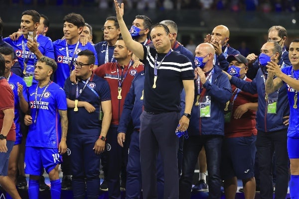 Reynoso durante el campeonato de Cruz Azul