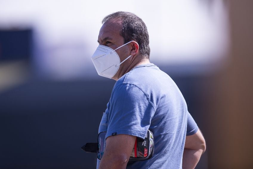 Cuauhtémoc Blanco visitando Coapa