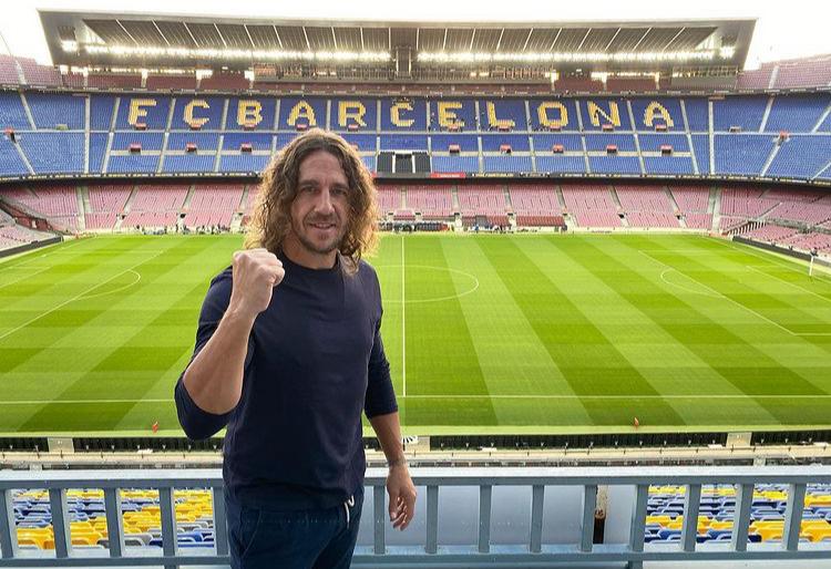 Puyol en el Camp Nou