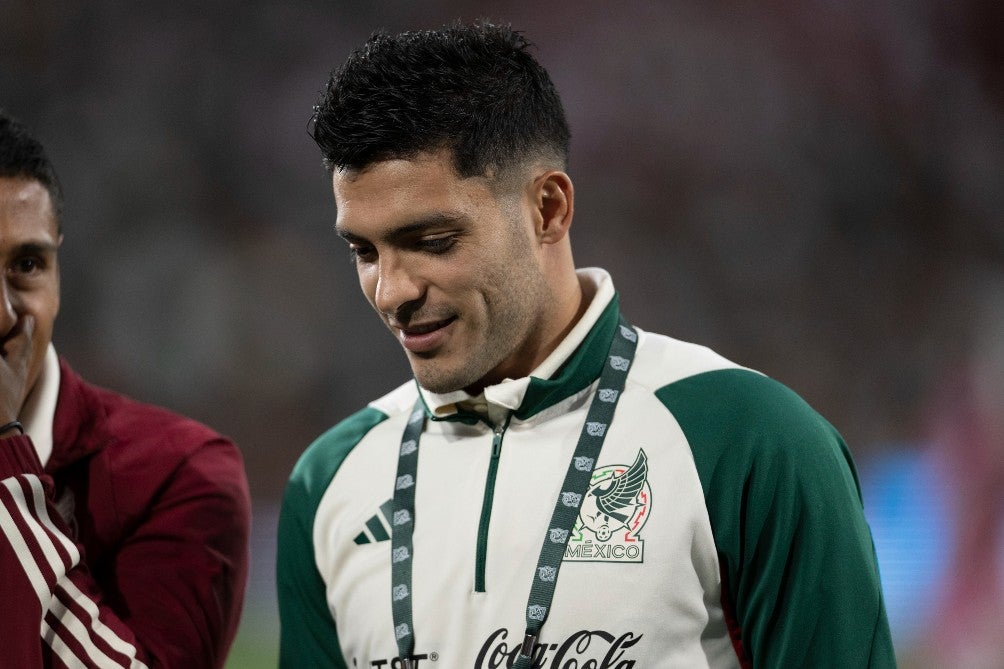 Raúl Jiménez estuvo presente en el México vs Perú