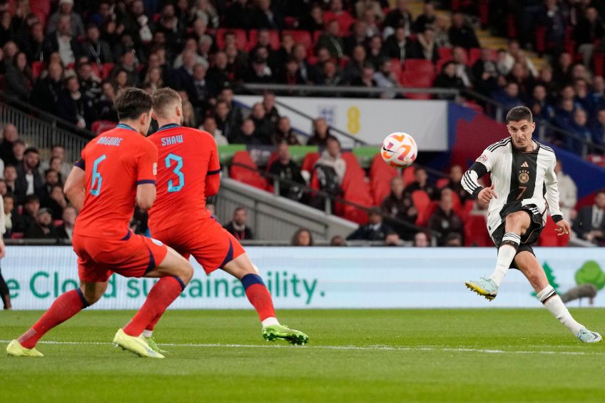 Kai Havertz durante un partido de Alemania