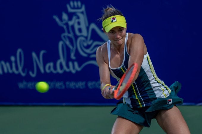 Eugenie Bouchard en acción