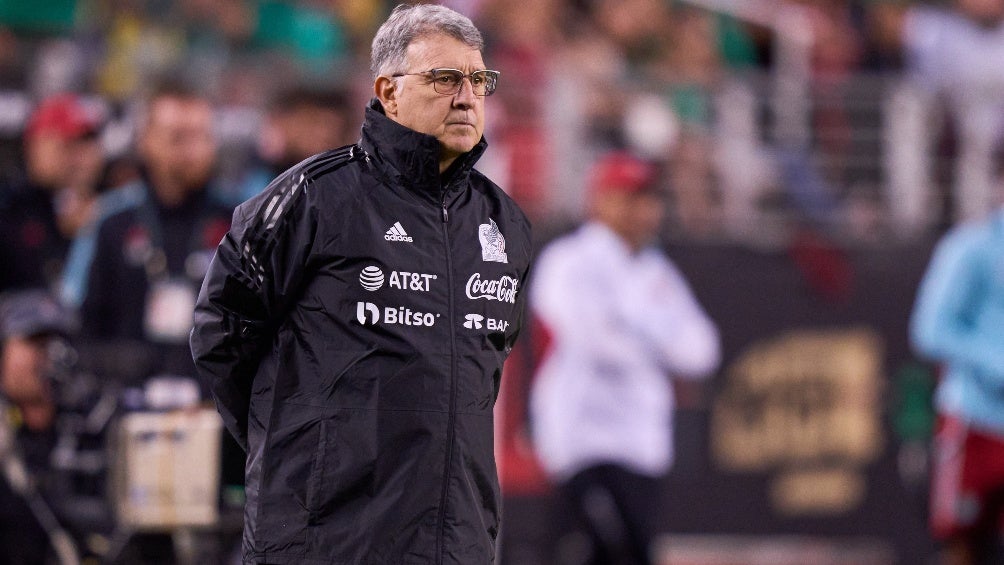 Tata Martino en la derrota de México vs Colombia