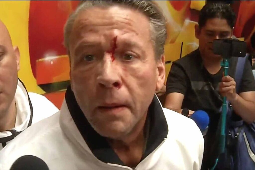 Adame, tras ser agredido en conferencia