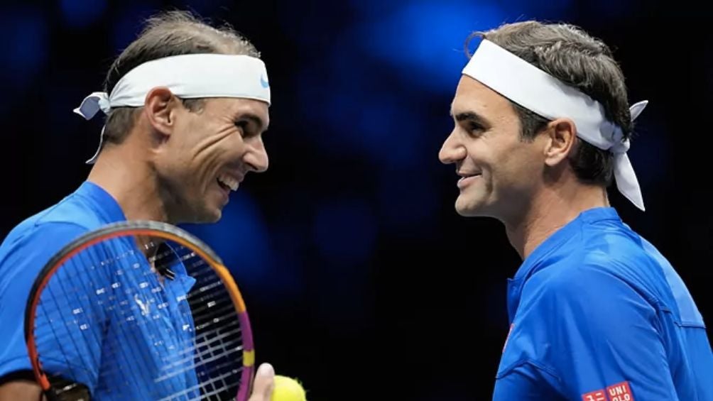 Federer y Nadal en el retiro del suizo