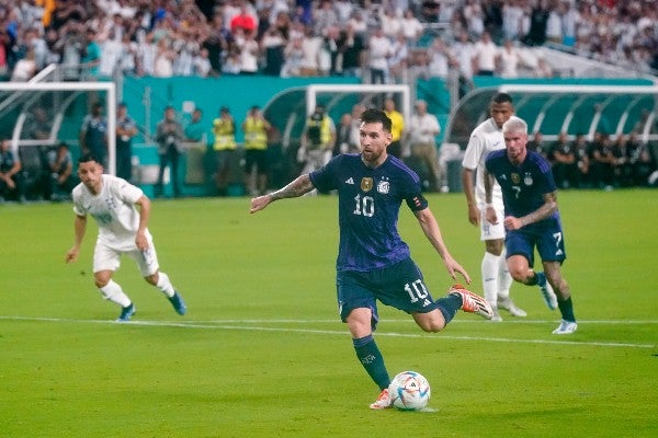 Messi con la Selección Argentina