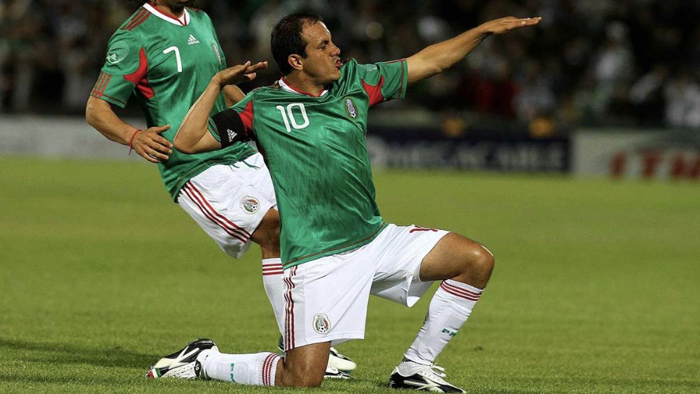 Cuauhtémoc Blanco con la Selección