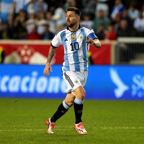 Messi con la Selección Argentina