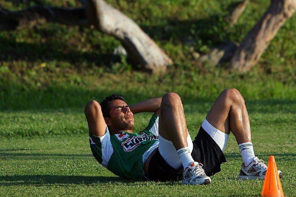 Oswaldo Sánchez durante su etapa en Santos 