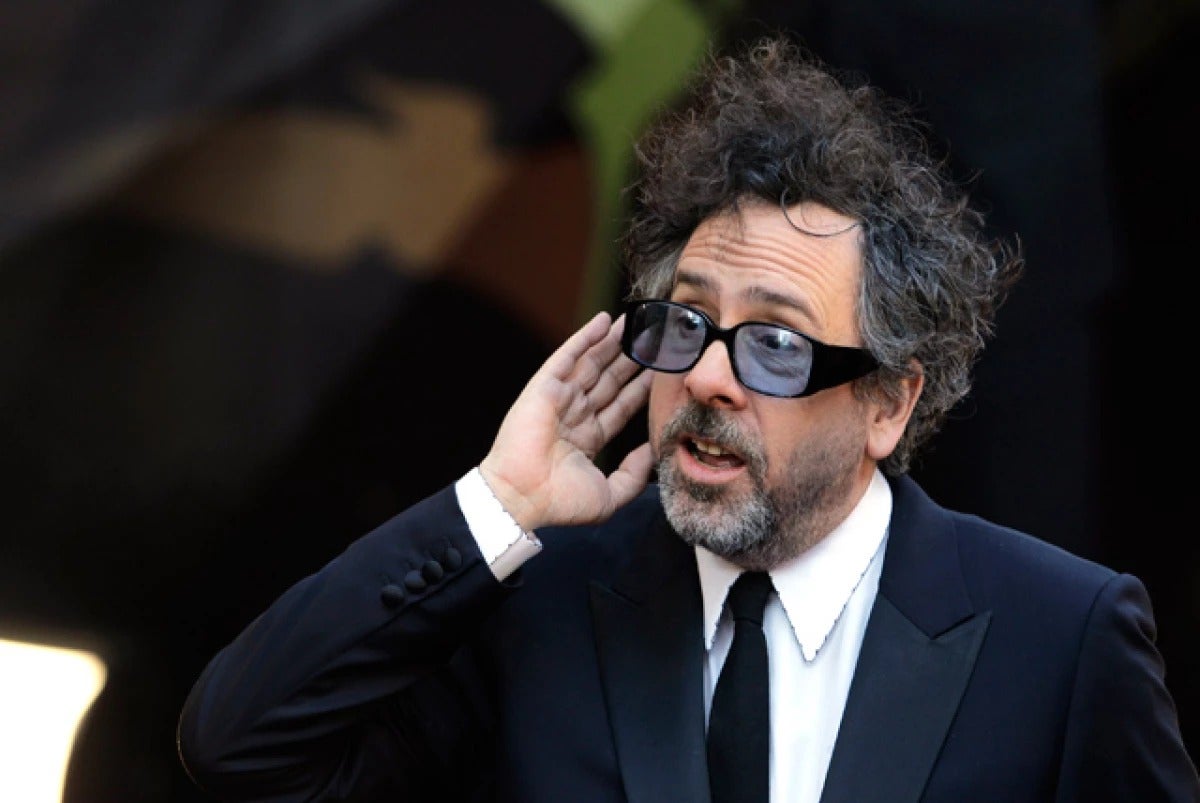 Tim Burton durante un evento