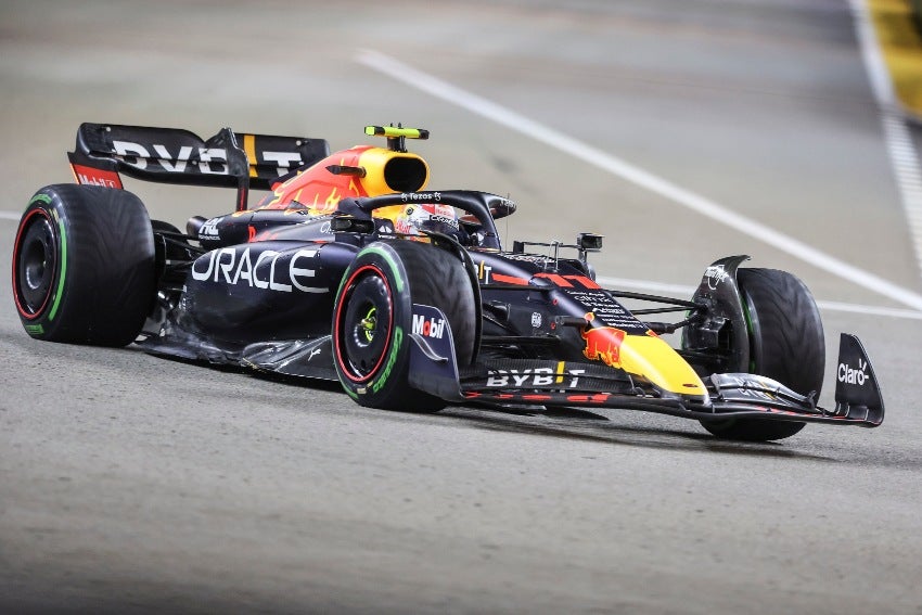 Checo Pérez en el GP de Singapur