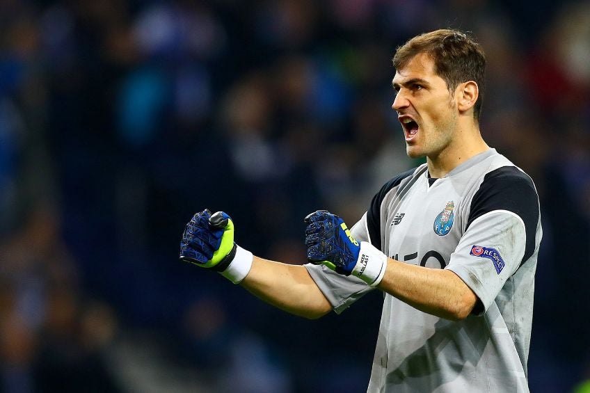 Iker Casillas durante un partido del Porto