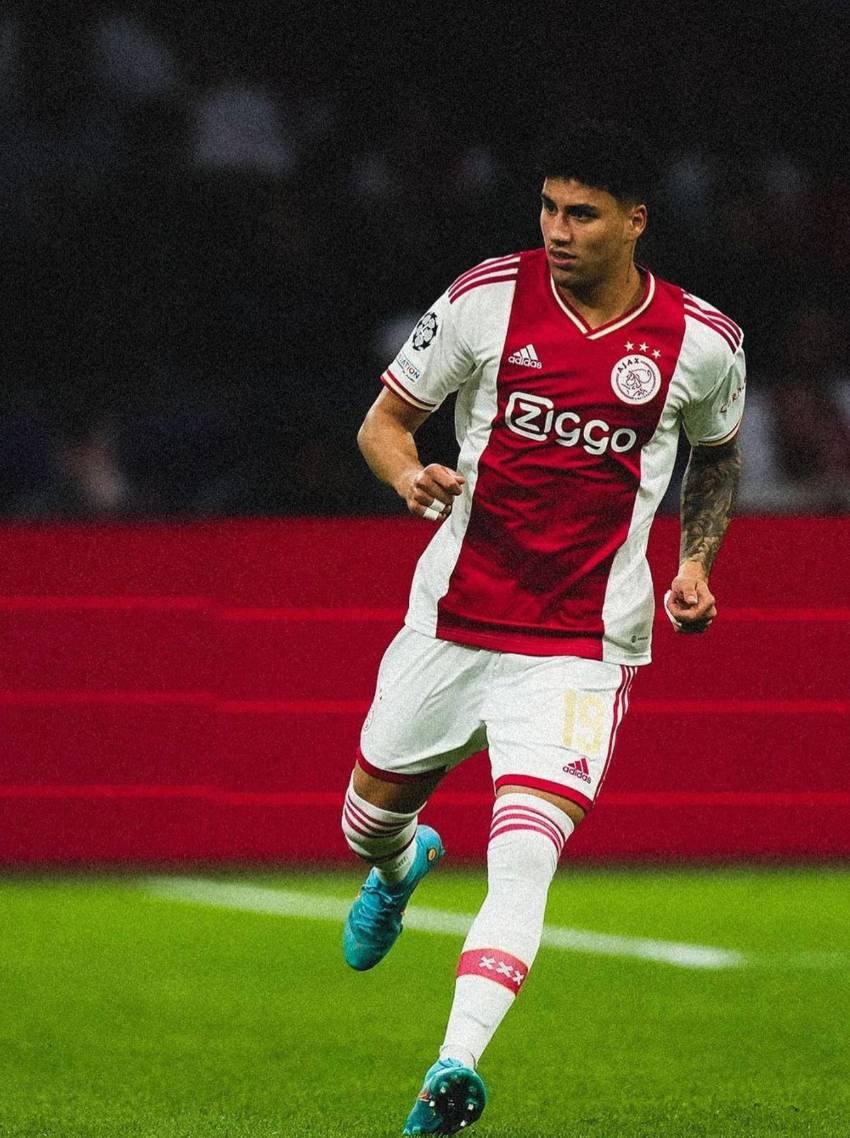 Jorge Sánchez en un partido de Ajax