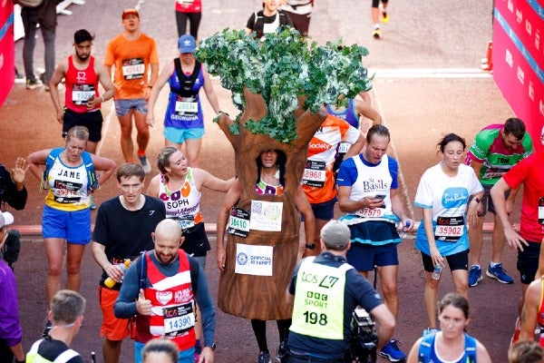 El árbol del Maratón de Londres 2022