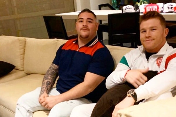 El Destroyer junto al Canelo Álvarez 