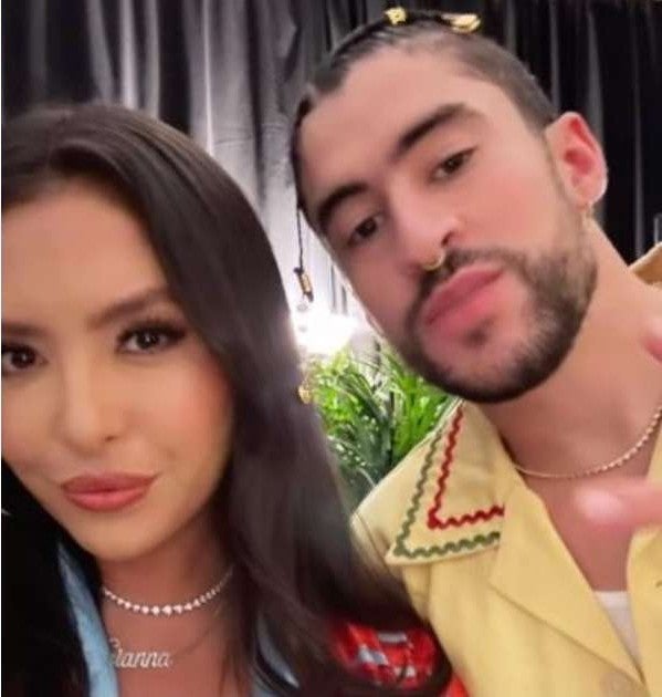 Bad Bunny con Vanessa Bryant