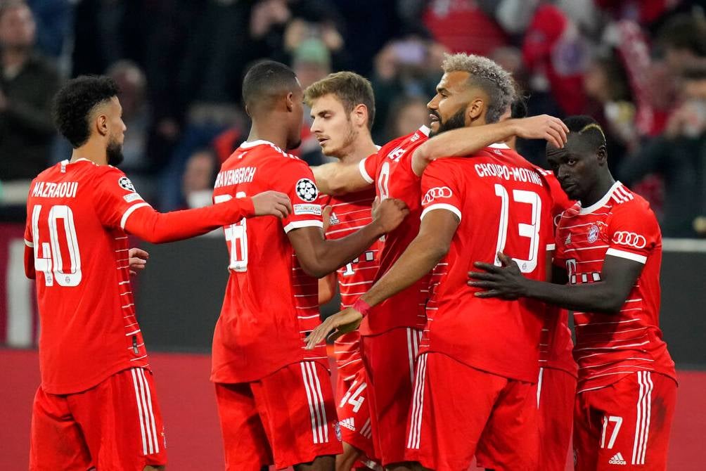 Bayern Munich celebra su victoria ante el Viktoria Plzeň