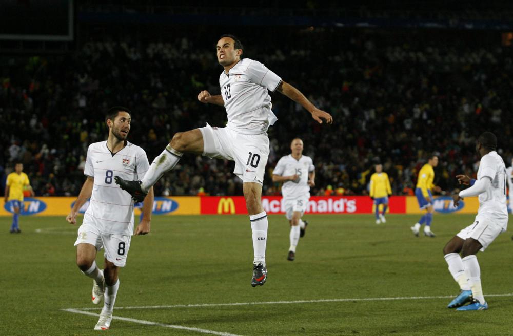 Donovan, en festejo de gol