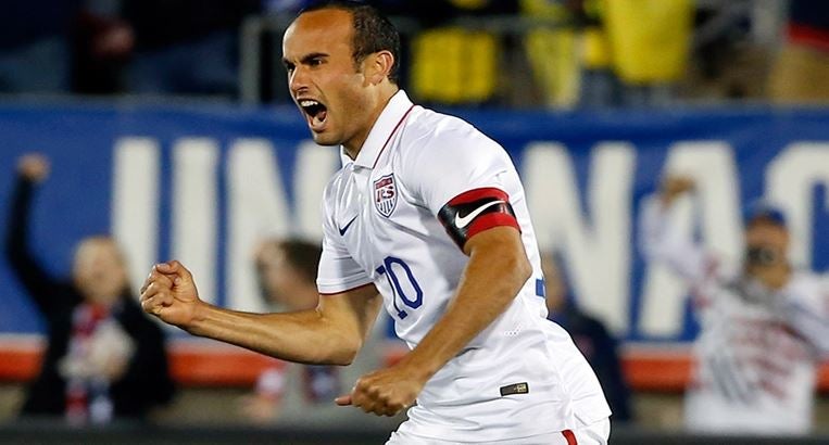 Donovan, en festejo de gol