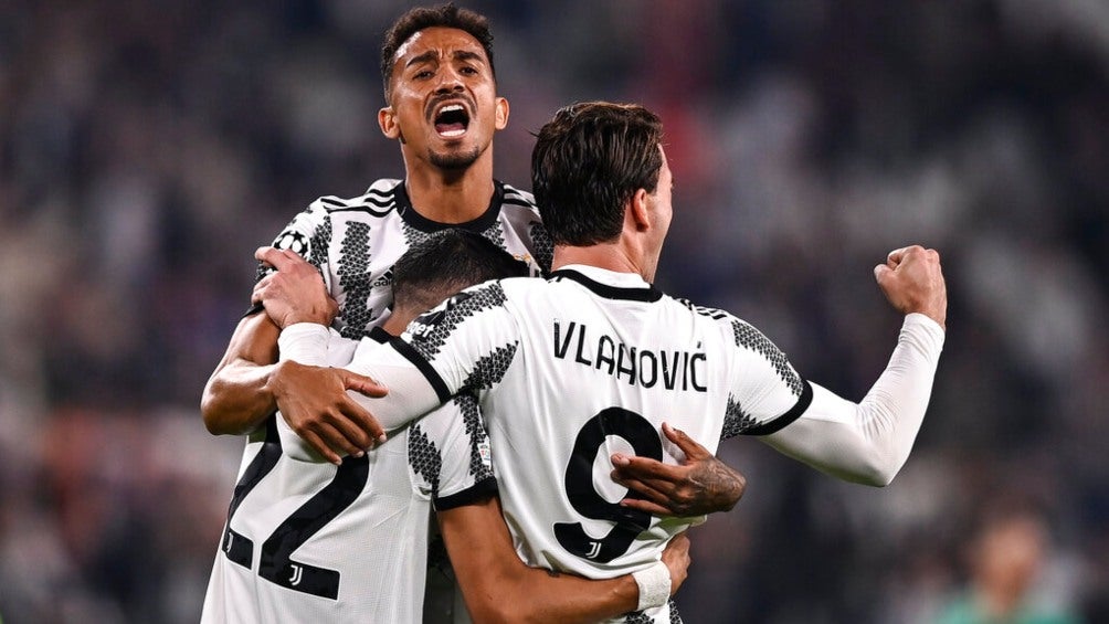 Jugadores de la Juventus en festejo